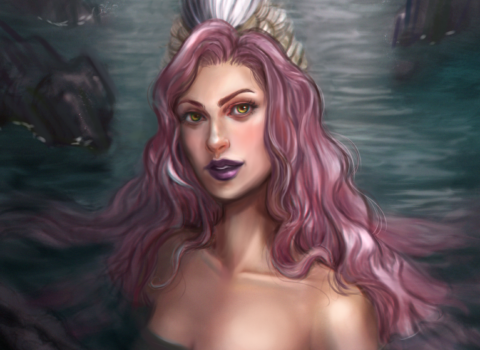 Mermaid portrait